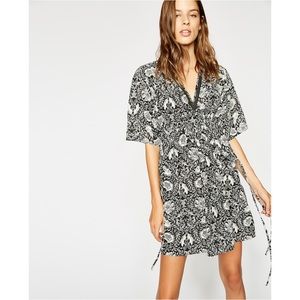 The Kooples Sport Casual Rose Torn Print Dress NWT